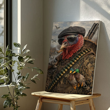 Turkey Hunter Cabin Wall Decor Wall Art