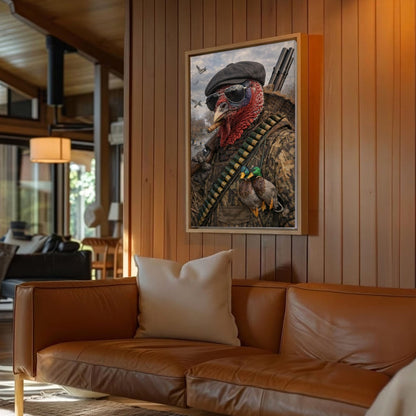 Turkey Hunter Cabin Wall Decor Wall Art