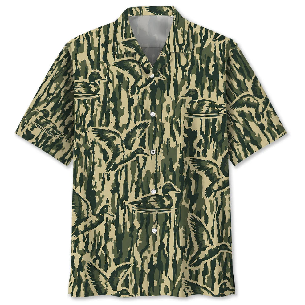 Duck Stripe Camouflage Polo Shirt VCP1045