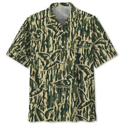 Duck Stripe Camouflage Polo Shirt VCP1045