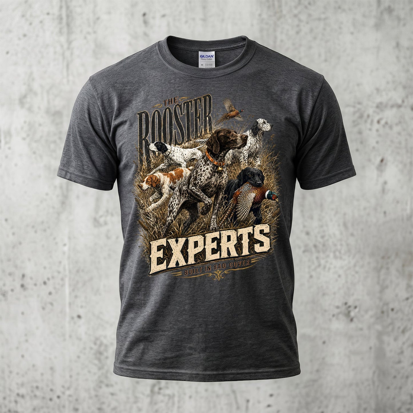 Upland Pheasant Hunting - Outdoor Cotton T-Shirt PHCT1049