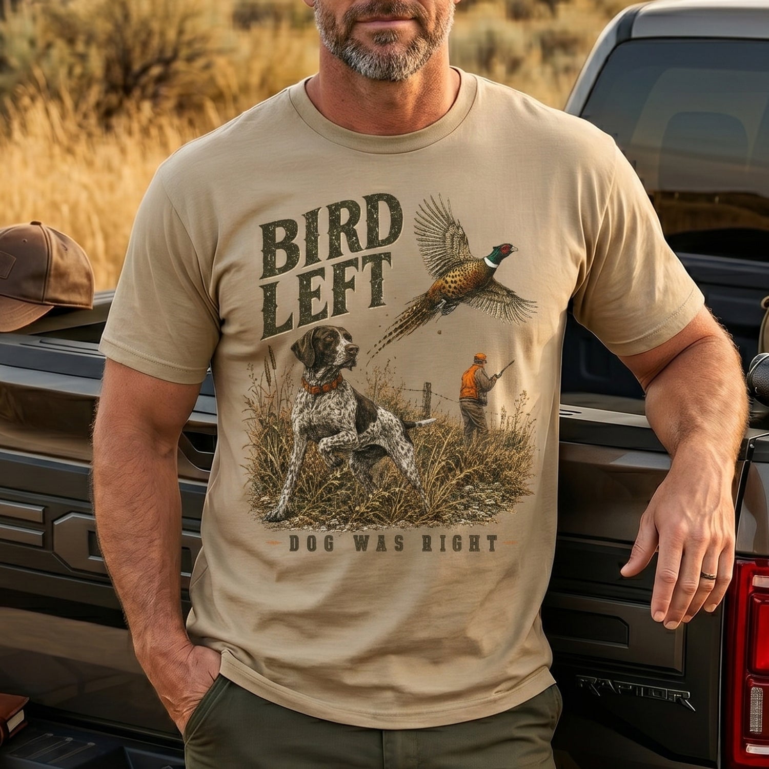 Upland Pheasant Hunting - Outdoor Cotton T-Shirt PHCT1017