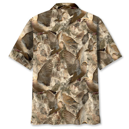 Backwoods Mourning Dove Hunting Hawaiian Shirt VCP1027