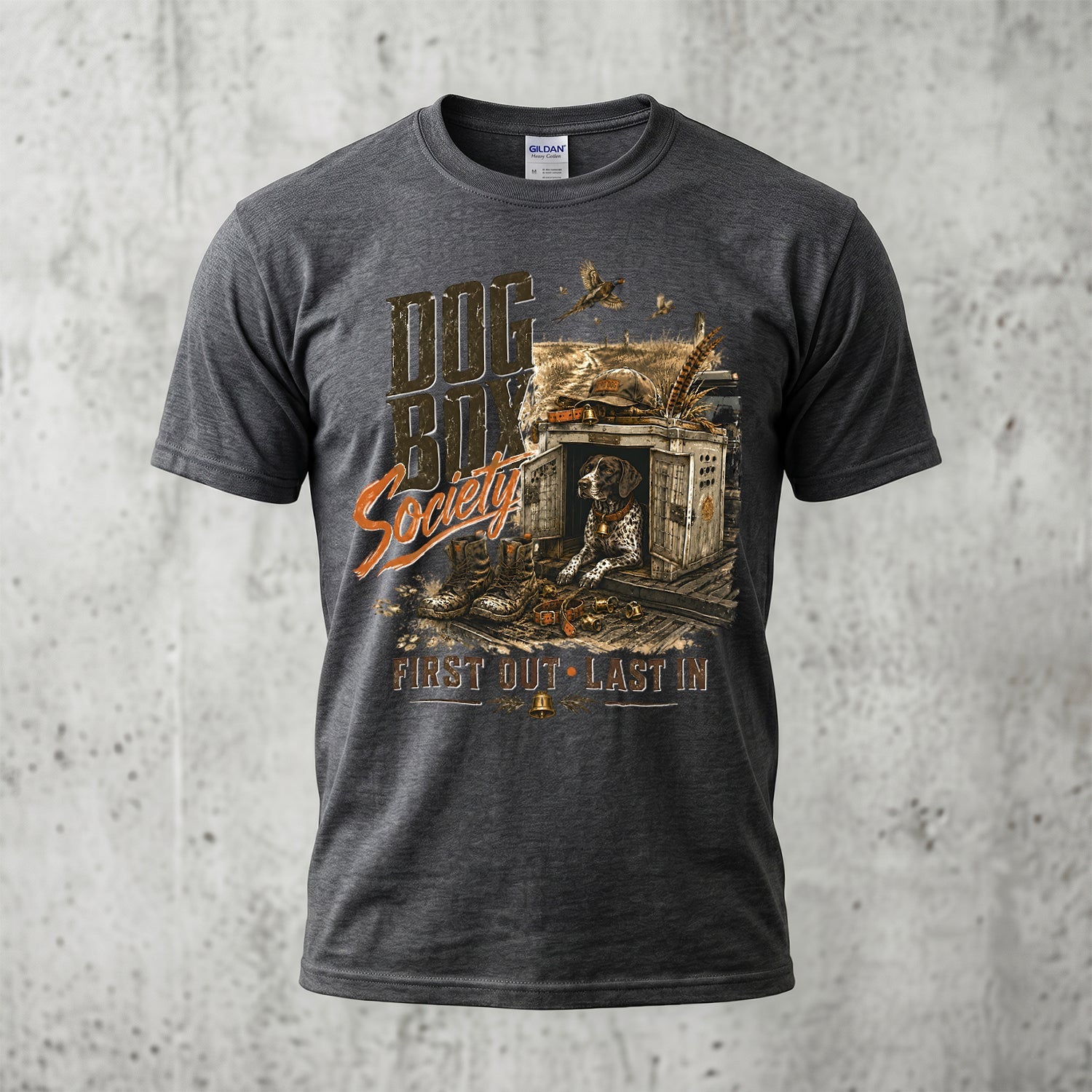 Upland Pheasant Hunting - Outdoor Cotton T-Shirt PHCT1042