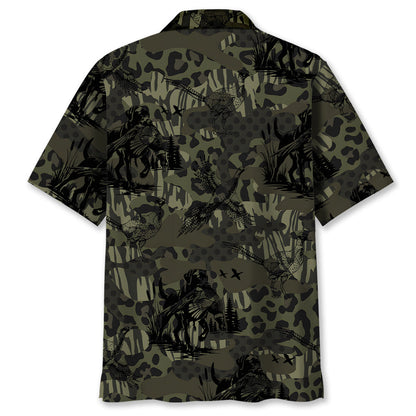 Camouflage Pheasant Hunting Hawaiian Shirt