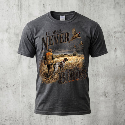 Upland Pheasant Hunting - Outdoor Cotton T-Shirt PHCT1032