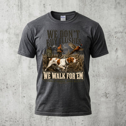 Upland Pheasant Hunting - Outdoor Cotton T-Shirt PHCT1050