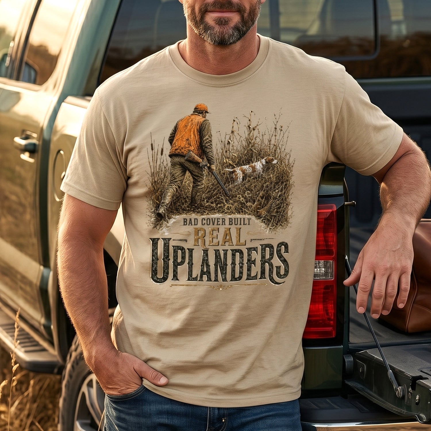 Upland Pheasant Hunting - Outdoor Cotton T-Shirt PHCT1020