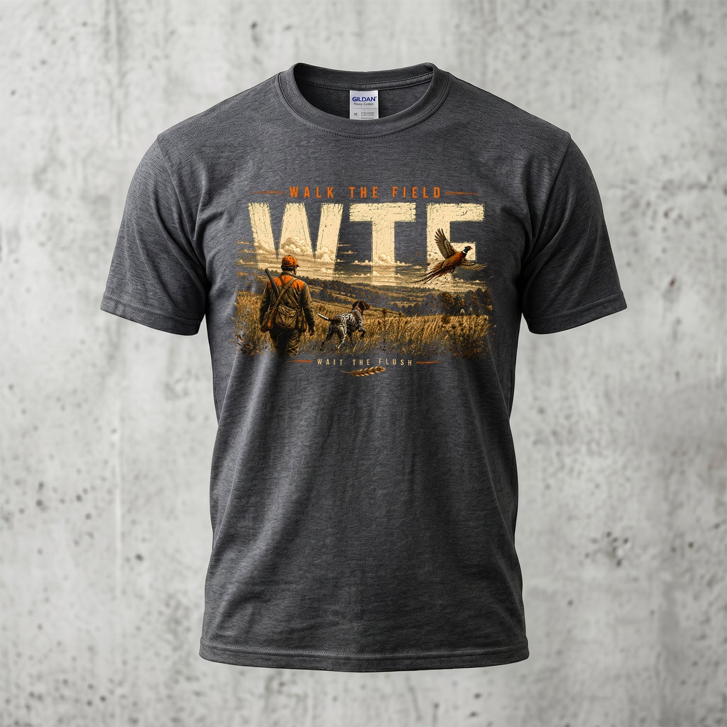 Upland Pheasant Hunting - Outdoor Cotton T-Shirt PHCT1059