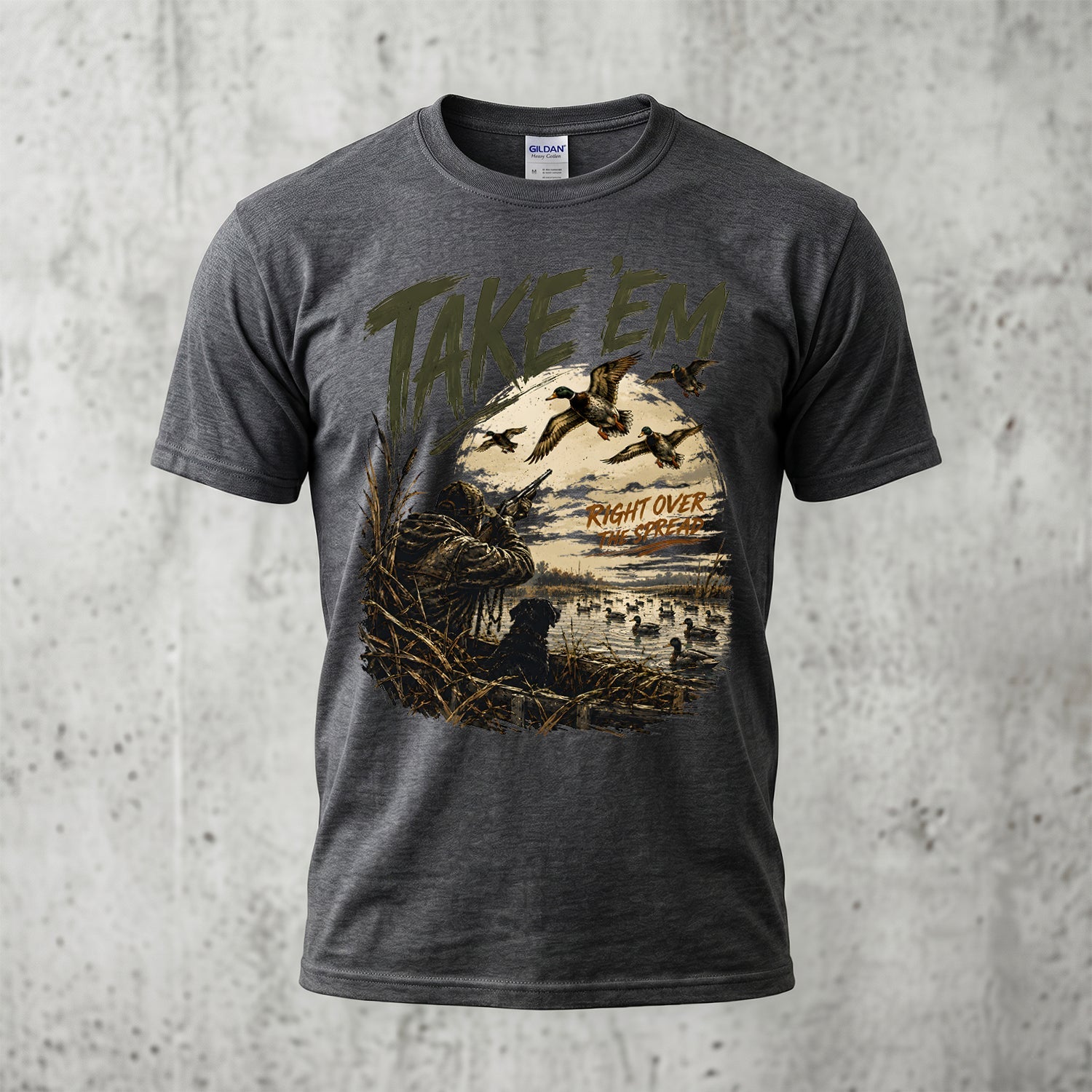 Duck Hunting - Outdoor Cotton T-Shirt DUCT1010