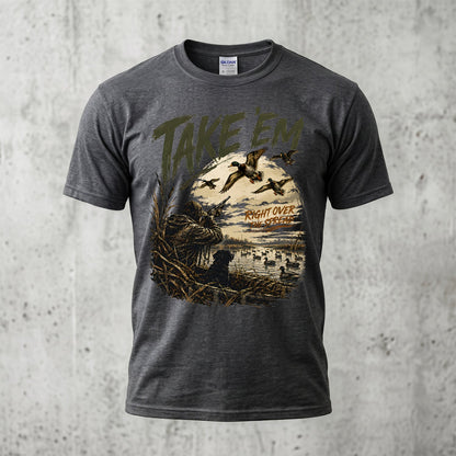 Duck Hunting - Outdoor Cotton T-Shirt DUCT1010