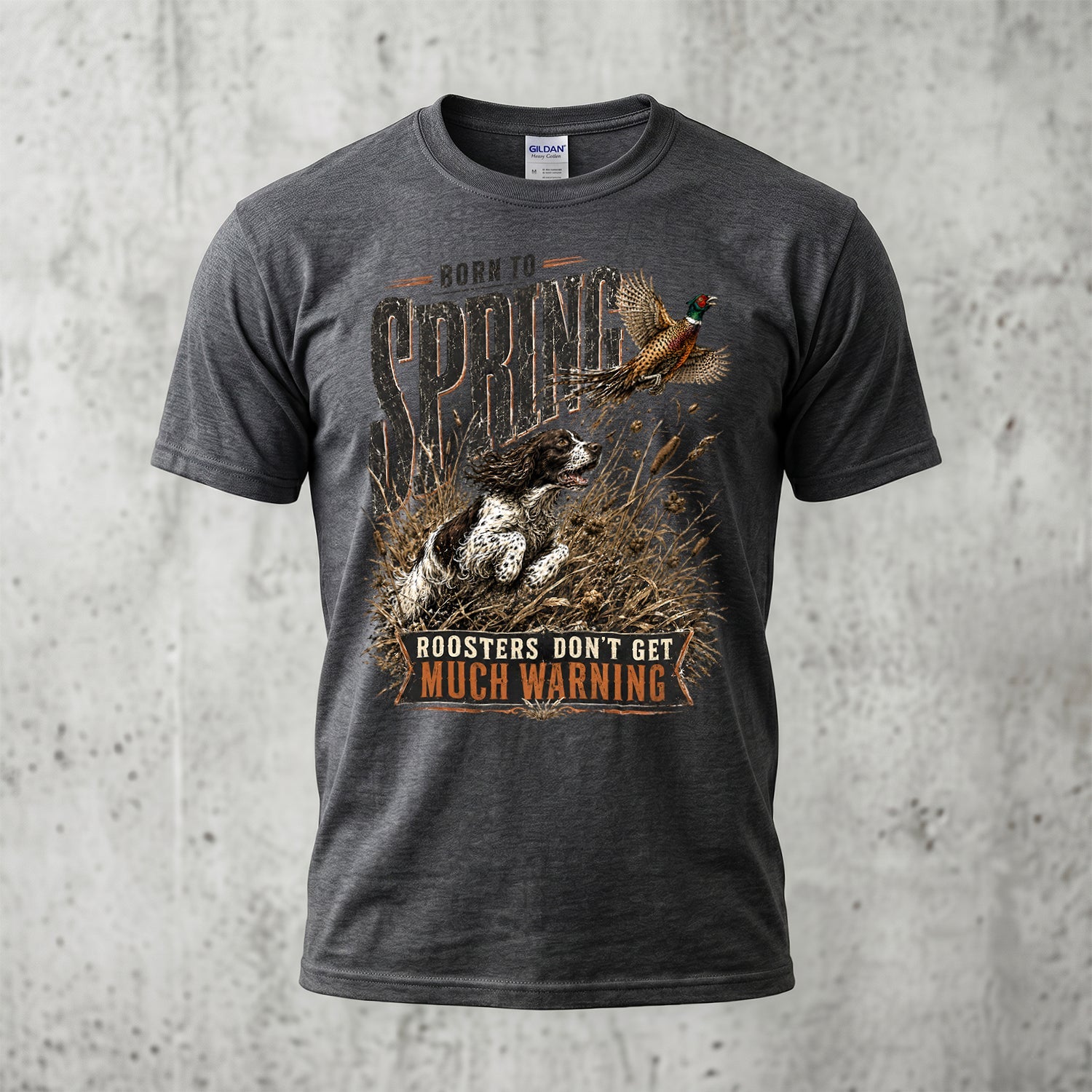 Upland Pheasant Hunting - Outdoor Cotton T-Shirt PHCT1052
