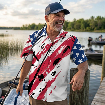 Patriot Fisher Hawaiian Shirt
