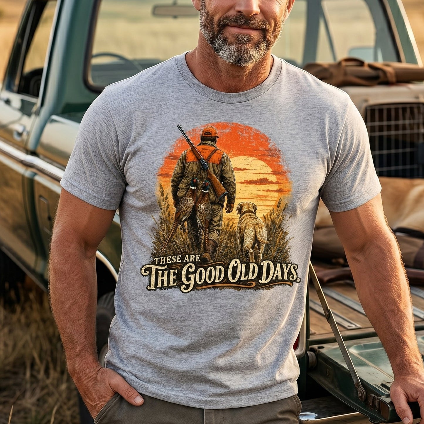 Upland Pheasant Hunting - Outdoor Cotton T-Shirt PHCT1010