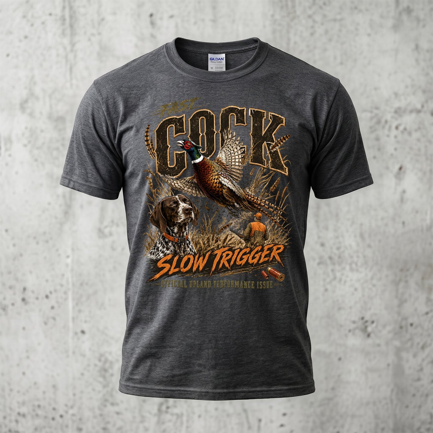 Upland Pheasant Hunting - Outdoor Cotton T-Shirt PHCT1058