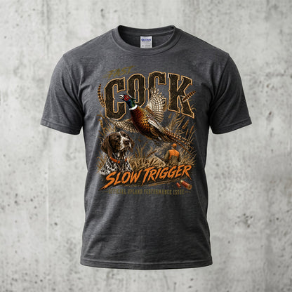 Upland Pheasant Hunting - Outdoor Cotton T-Shirt PHCT1058
