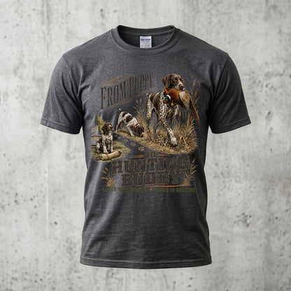 Upland Pheasant Hunting - Outdoor Cotton T-Shirt PHCT1047
