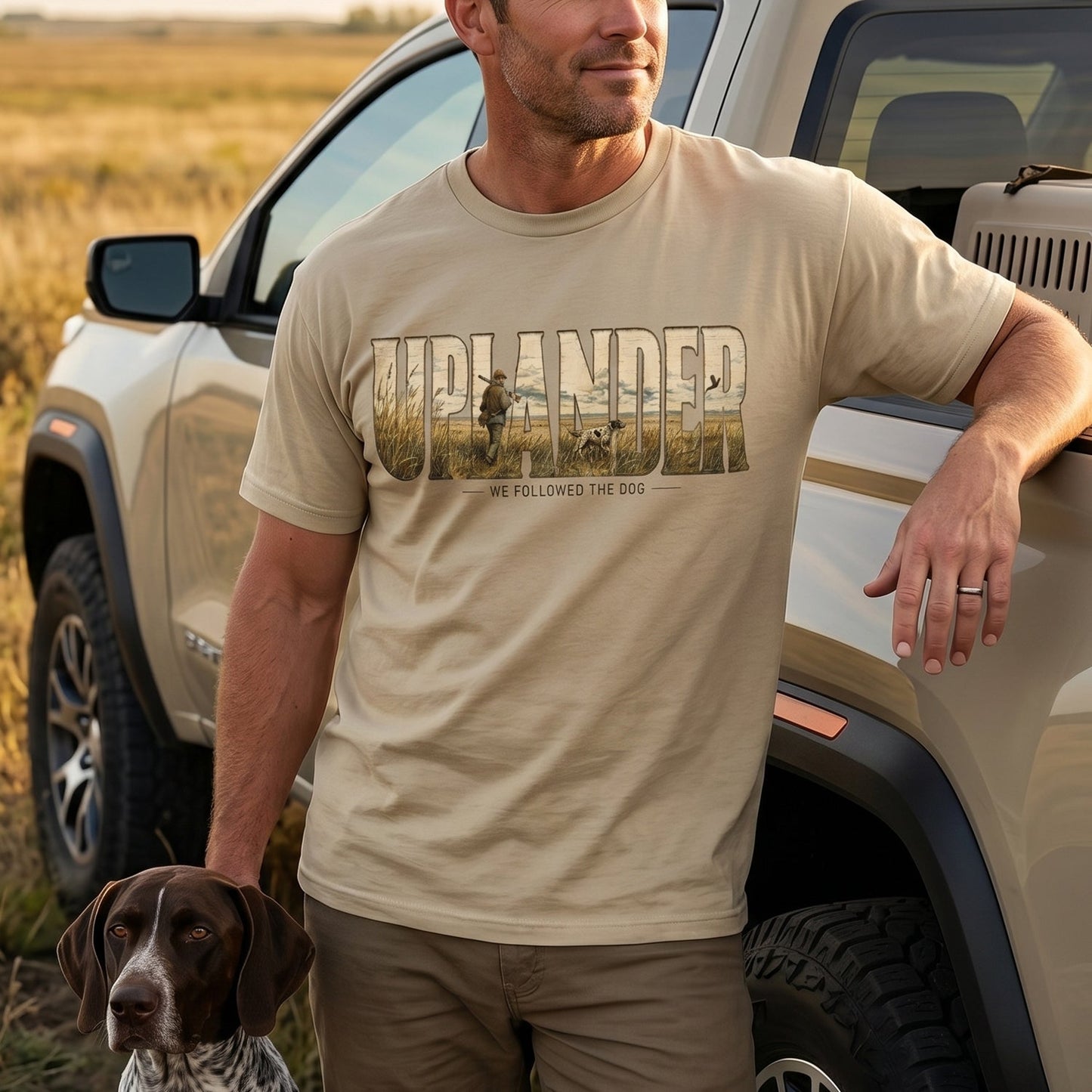 Upland Pheasant Hunting - Outdoor Cotton T-Shirt PHCT1007