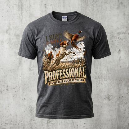 Upland Pheasant Hunting - Outdoor Cotton T-Shirt PHCT1057