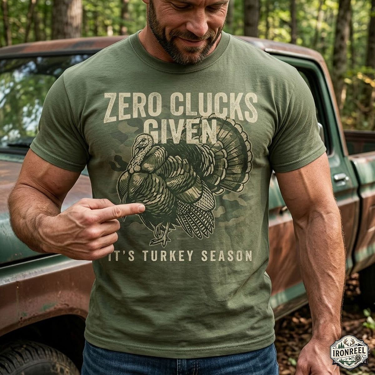 Turkey Hunting - Outdoor Cotton T-Shirt THCT1011
