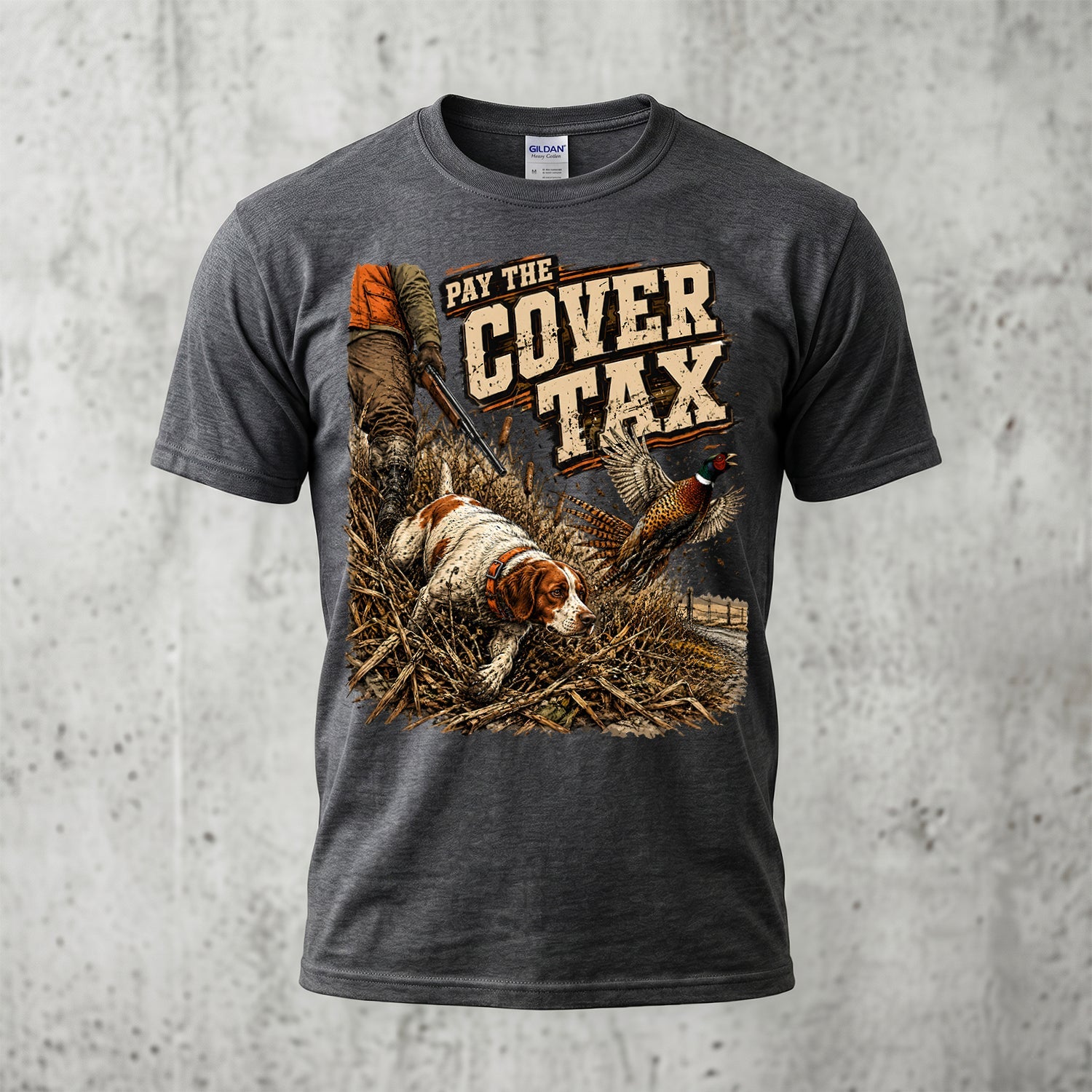 Upland Pheasant Hunting - Outdoor Cotton T-Shirt PHCT1038