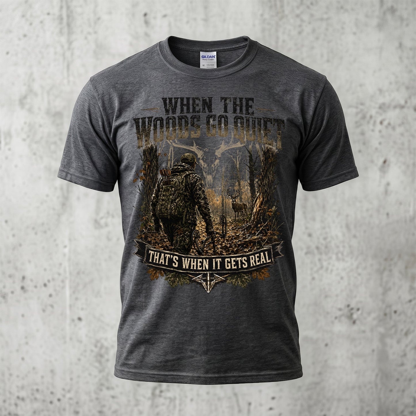 Bowhunting - Outdoor Cotton T-Shirt BHCT1007