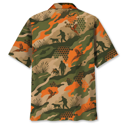Upland Heritage Pheasant Hunting Hawaiian Shirt