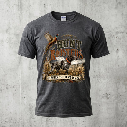 Upland Pheasant Hunting - Outdoor Cotton T-Shirt PHCT1053