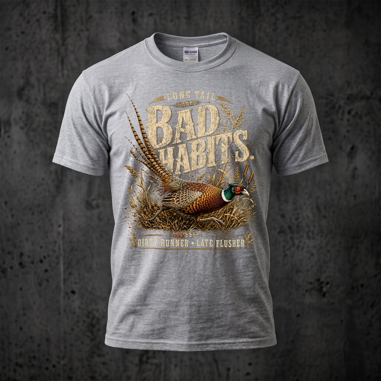 Upland Pheasant Hunting - Outdoor Cotton T-Shirt PHCT1055