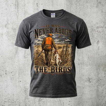 Upland Pheasant Hunting - Outdoor Cotton T-Shirt PHCT1033