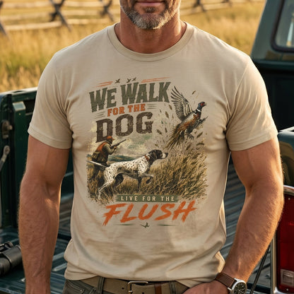 Upland Pheasant Hunting - Outdoor Cotton T-Shirt PHCT1009