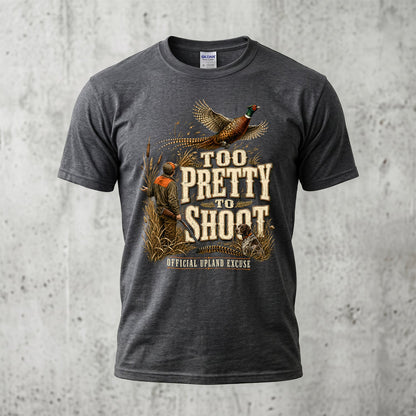 Upland Pheasant Hunting - Outdoor Cotton T-Shirt PHCT1056