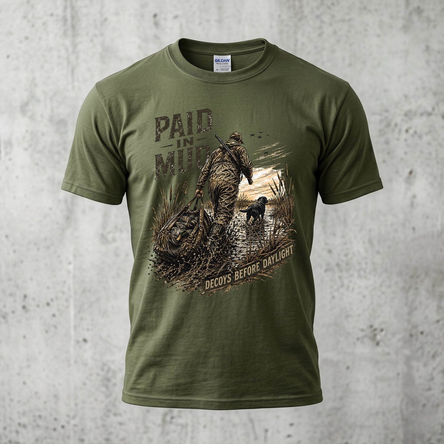 Duck Hunting - Outdoor Cotton T-Shirt DUCT1002