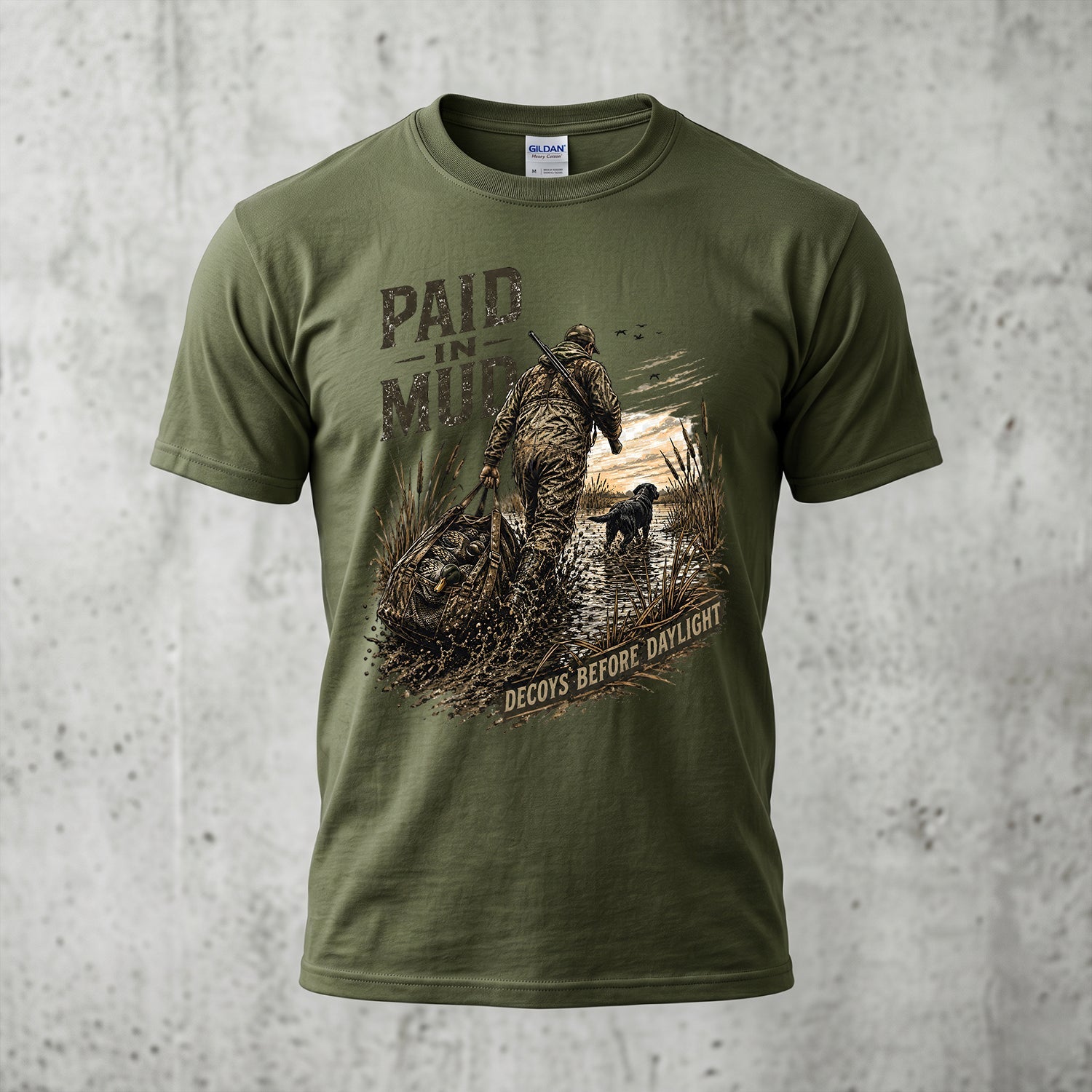 Duck Hunting - Outdoor Cotton T-Shirt DUCT1002