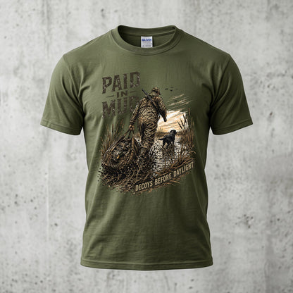 Duck Hunting - Outdoor Cotton T-Shirt DUCT1002