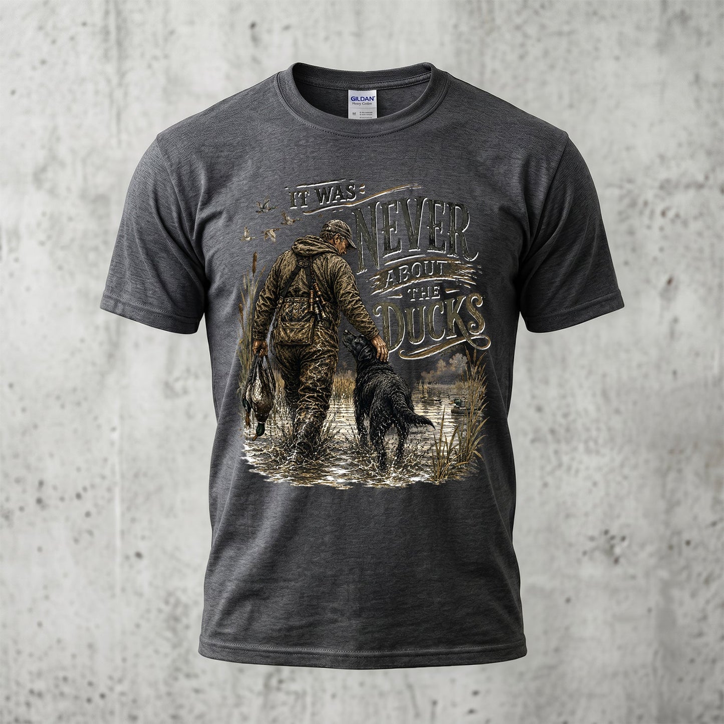 Duck Hunting - Outdoor Cotton T-Shirt DUCT1007