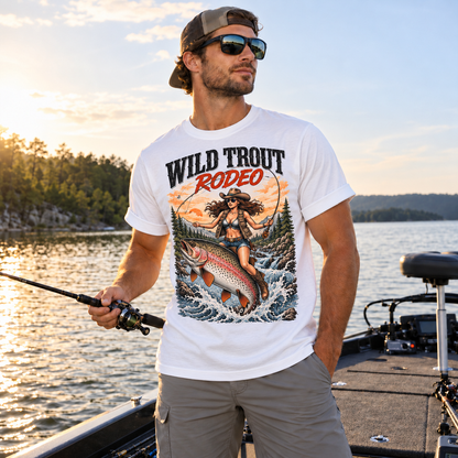 Fishing On Outdoor Cotton T-Shirt NL10095