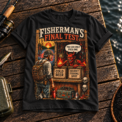 Fishing On Outdoor Cotton T-Shirt NL10096