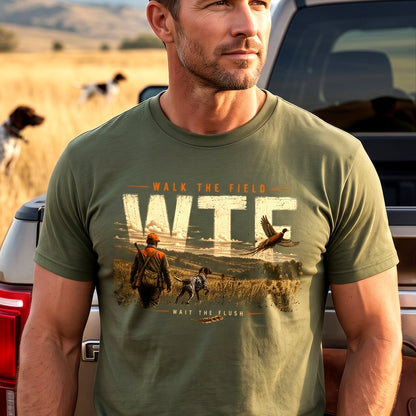 Upland Pheasant Hunting - Outdoor Cotton T-Shirt PHCT1059