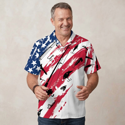 Patriot Fisher Hawaiian Shirt