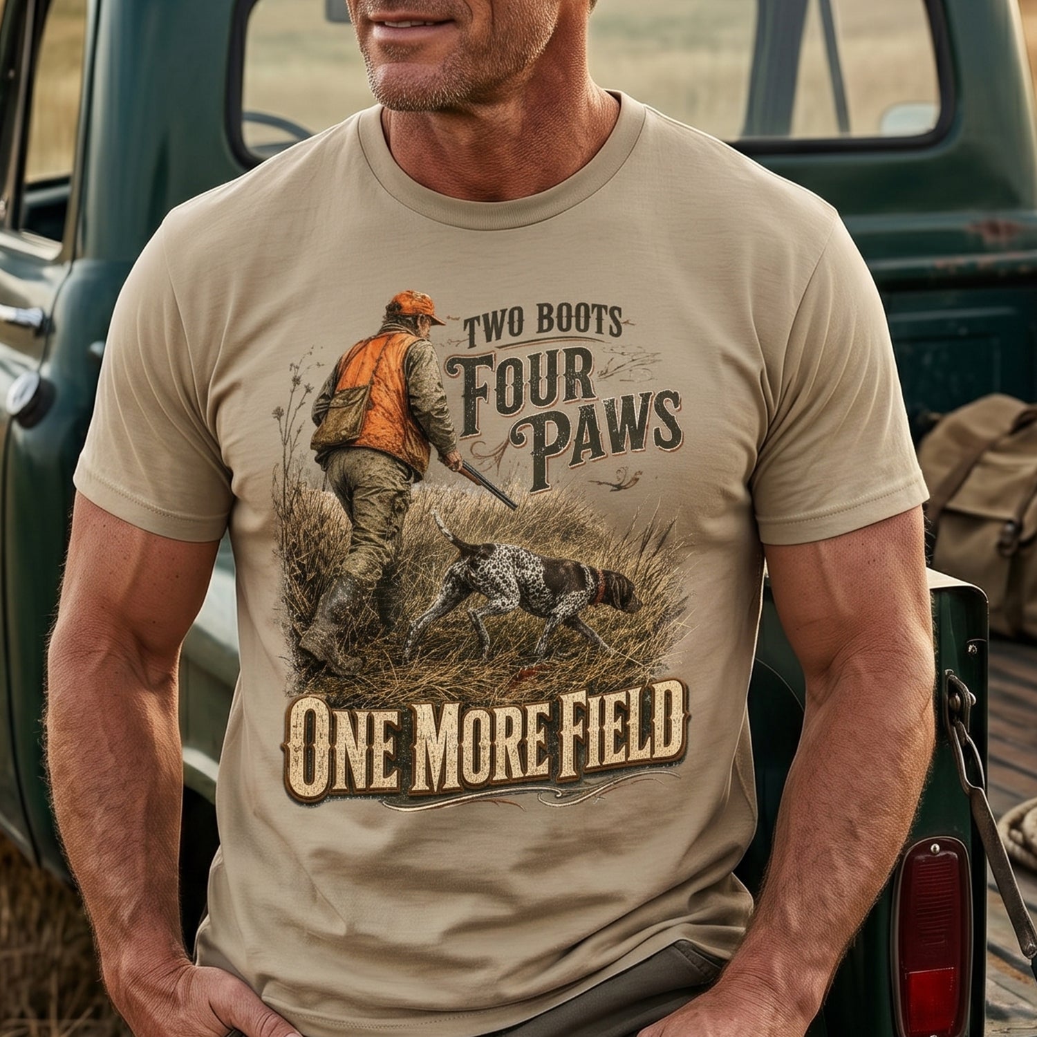 Upland Pheasant Hunting - Outdoor Cotton T-Shirt PHCT1028