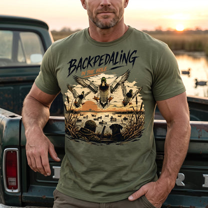 Duck Hunting - Outdoor Cotton T-Shirt DUCT1009