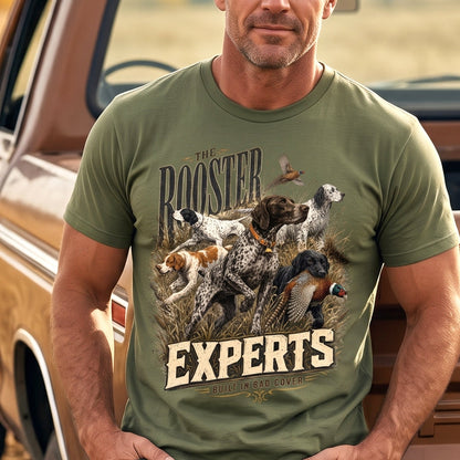 Upland Pheasant Hunting - Outdoor Cotton T-Shirt PHCT1049