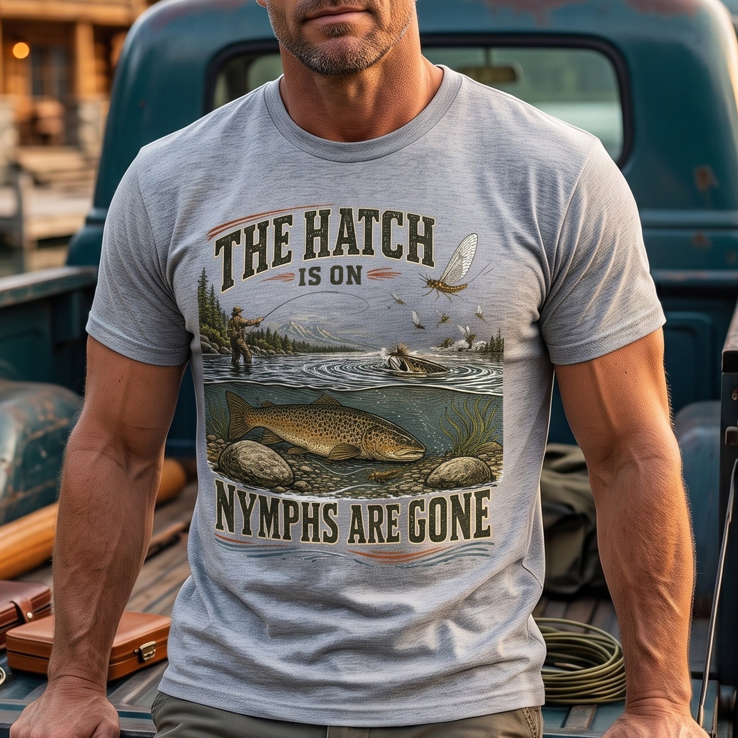 Fly Fishing - Outdoor Cotton T-Shirt FFCT1004