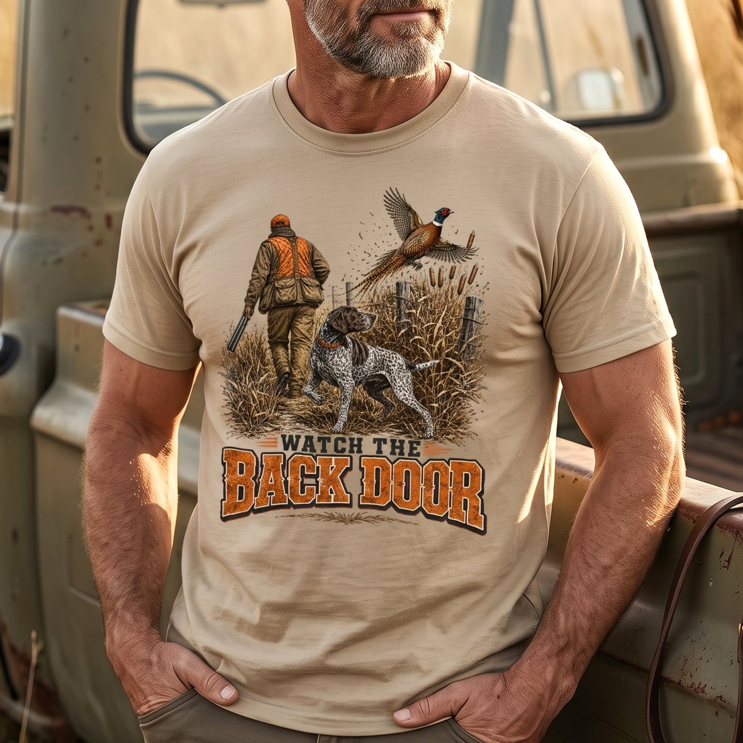Upland Pheasant Hunting - Outdoor Cotton T-Shirt PHCT1034