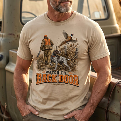 Upland Pheasant Hunting - Outdoor Cotton T-Shirt PHCT1034