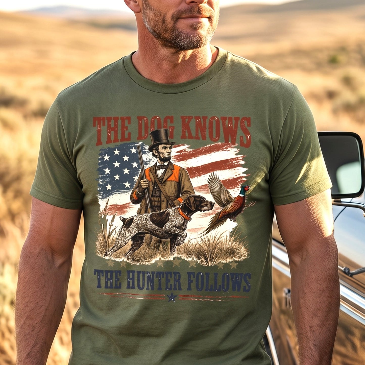 Upland Pheasant Hunting - Outdoor Cotton T-Shirt PHCT1043