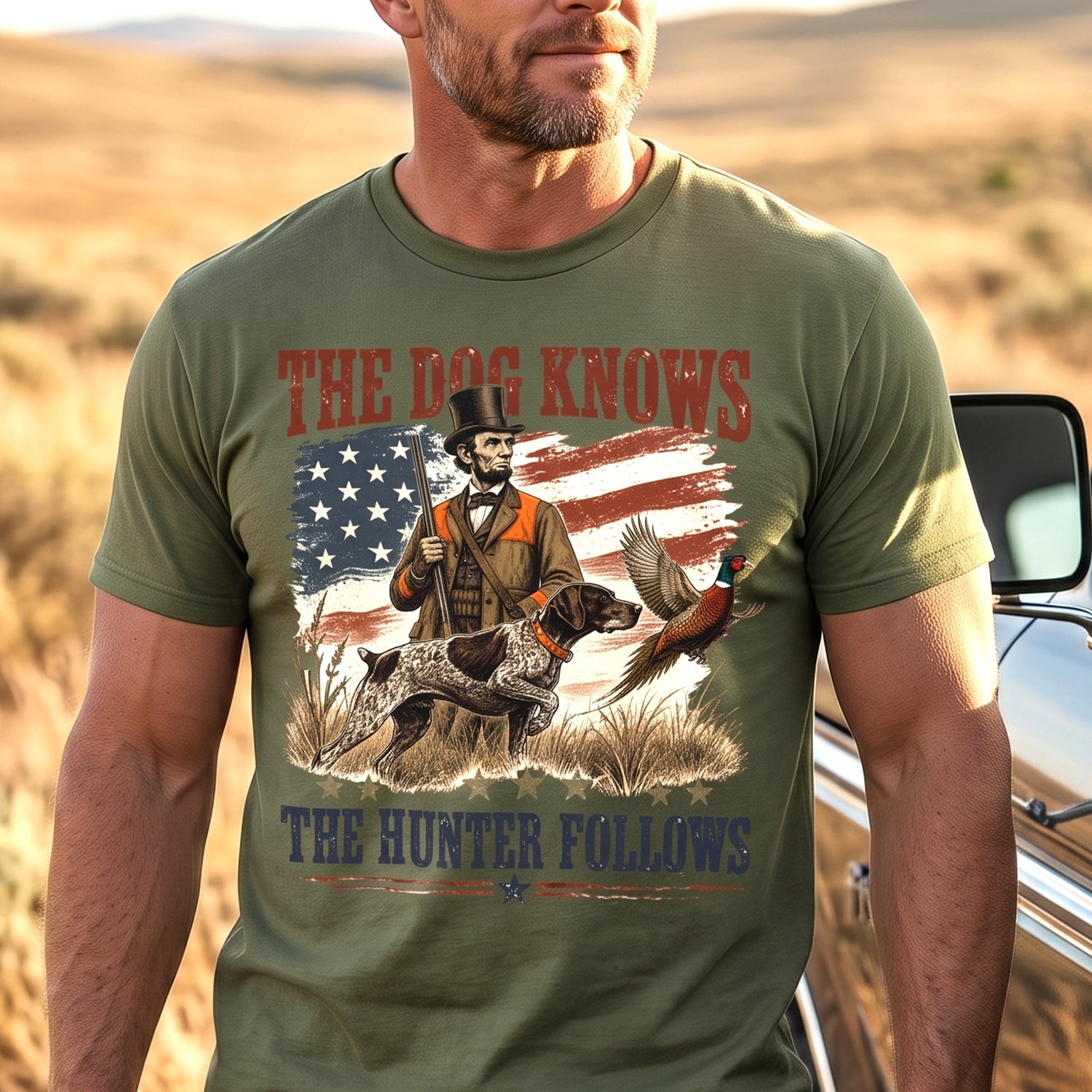 Upland Pheasant Hunting - Outdoor Cotton T-Shirt PHCT1043
