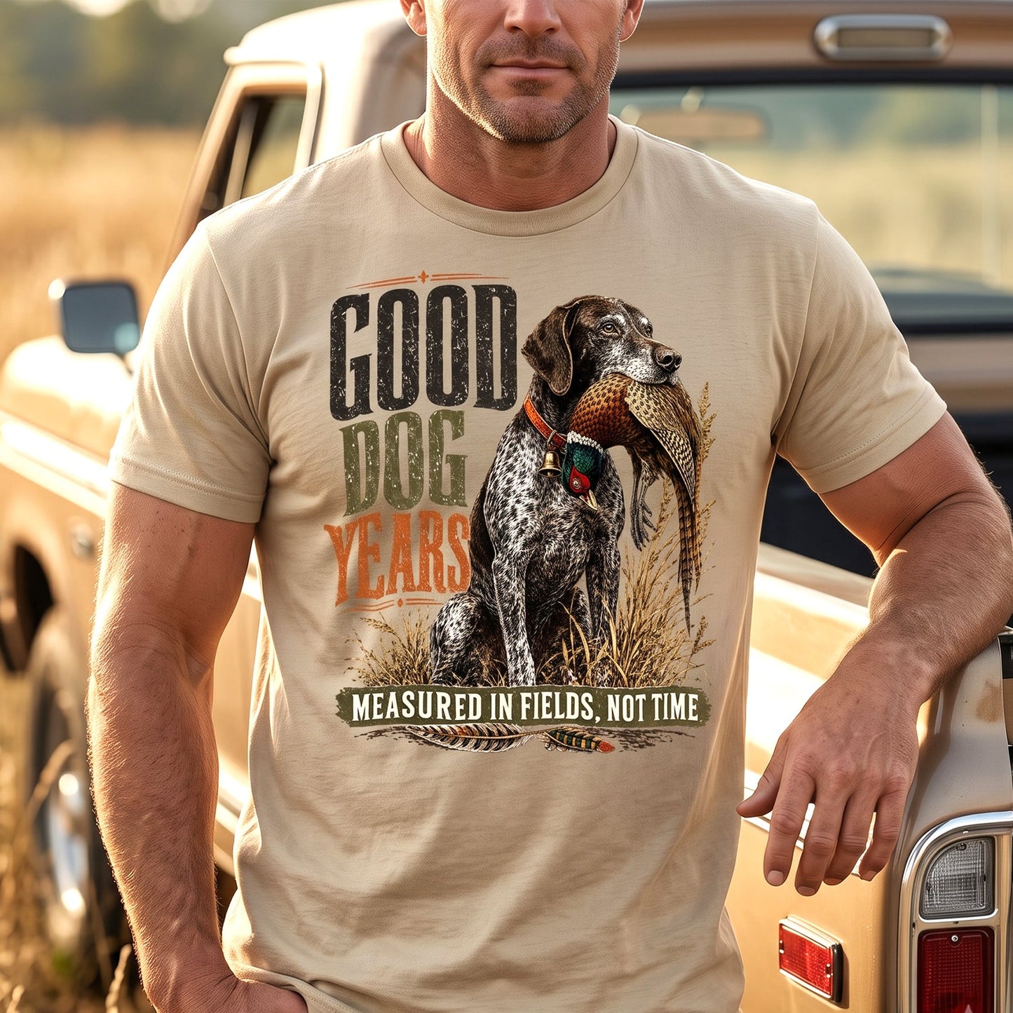 Upland Pheasant Hunting - Outdoor Cotton T-Shirt PHCT1044