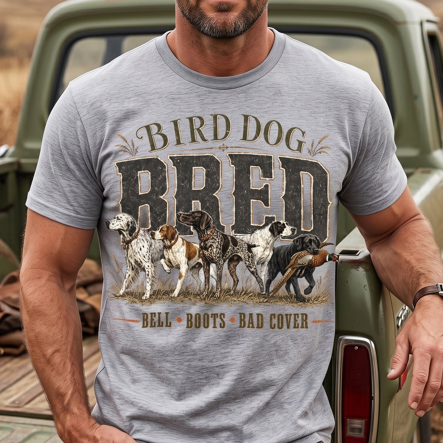 Upland Pheasant Hunting - Outdoor Cotton T-Shirt PHCT1040